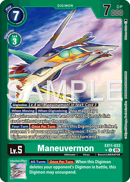 Maneuvermon [EX11-033] Alt Art