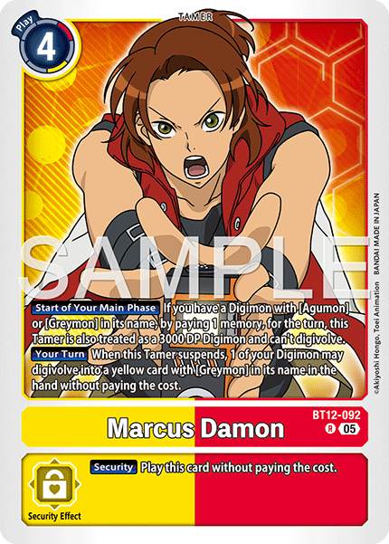 Marcus Damon [BT12-092] Rare