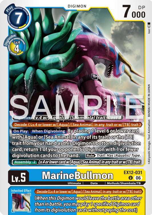 MarineBullmon [EX12-031] - Uncommon