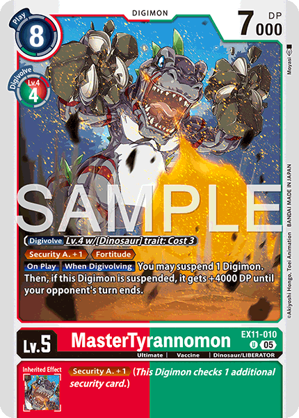 MasterTyrannomon [EX11-010]