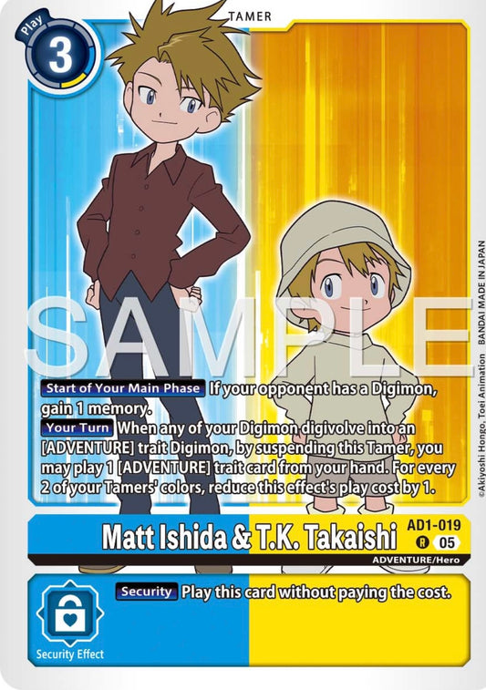Matt Ishida & T.K. Takaishi [AD01-019] Rare