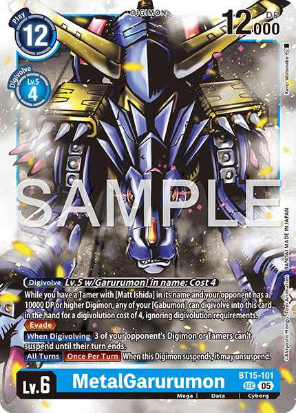 MetalGarurumon [BT15-101] Secret