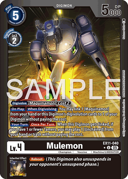 Mulemon [EX11-040] Alt Art
