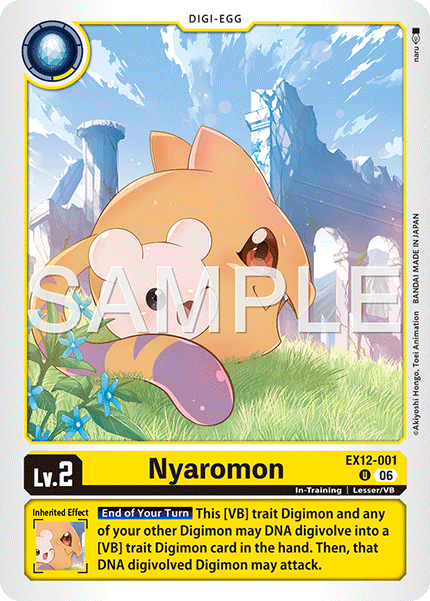 Nyaromon [EX12-001] - Uncommon