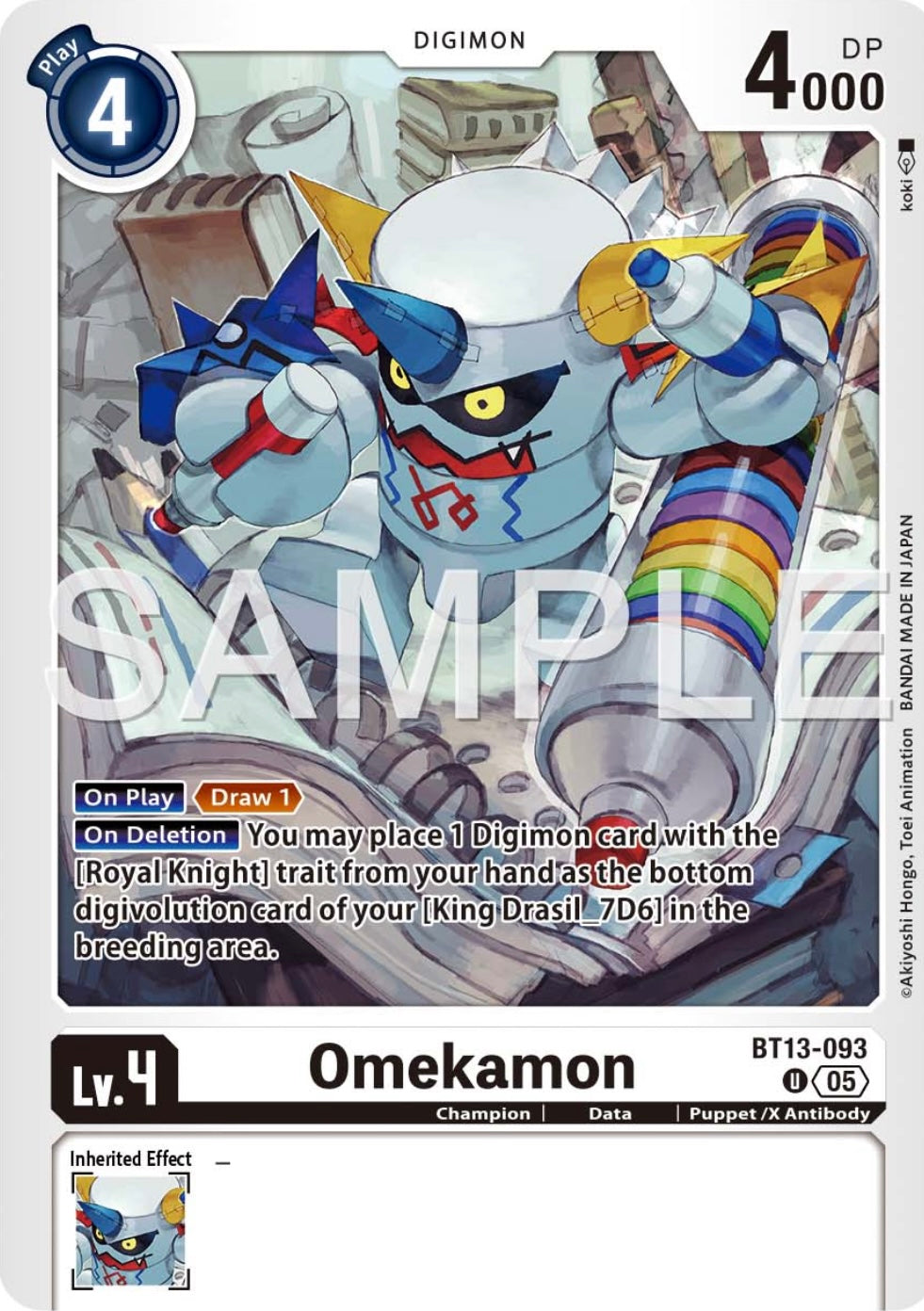 Omekamon [BT13-093] Uncommon