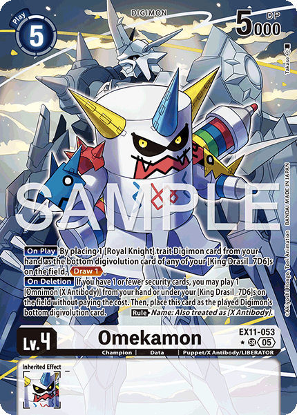 Omekamon [EX11-053] Super Rare Alt Art