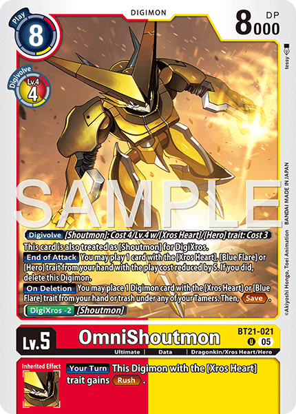 OmniShoutmon [BT21-021] Uncommon