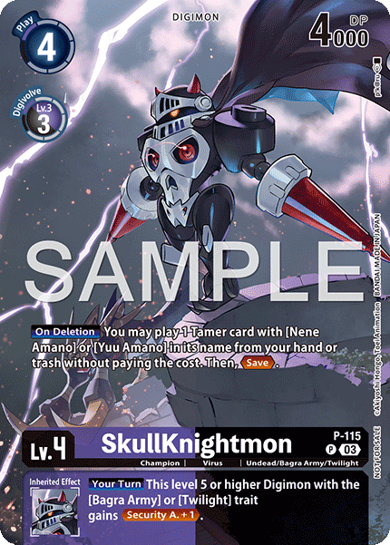 SkullKnightmon [P-115] Box Topper