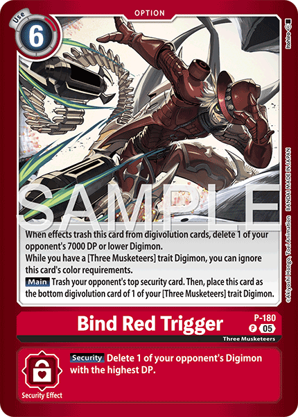 Bind Red Trigger [P-180] - Promo