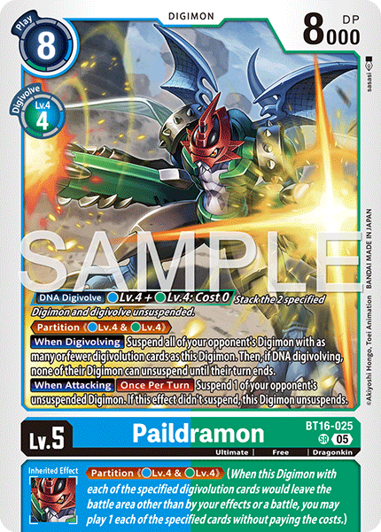 Paildramon [BT16-025] Super Rare