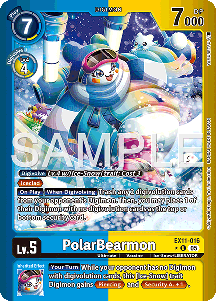 PolarBearmon [EX11-016] Alt Art