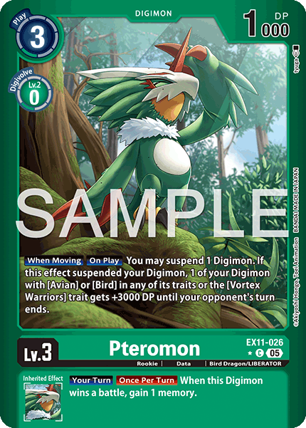 Pteromon [EX11-026] Alt Art