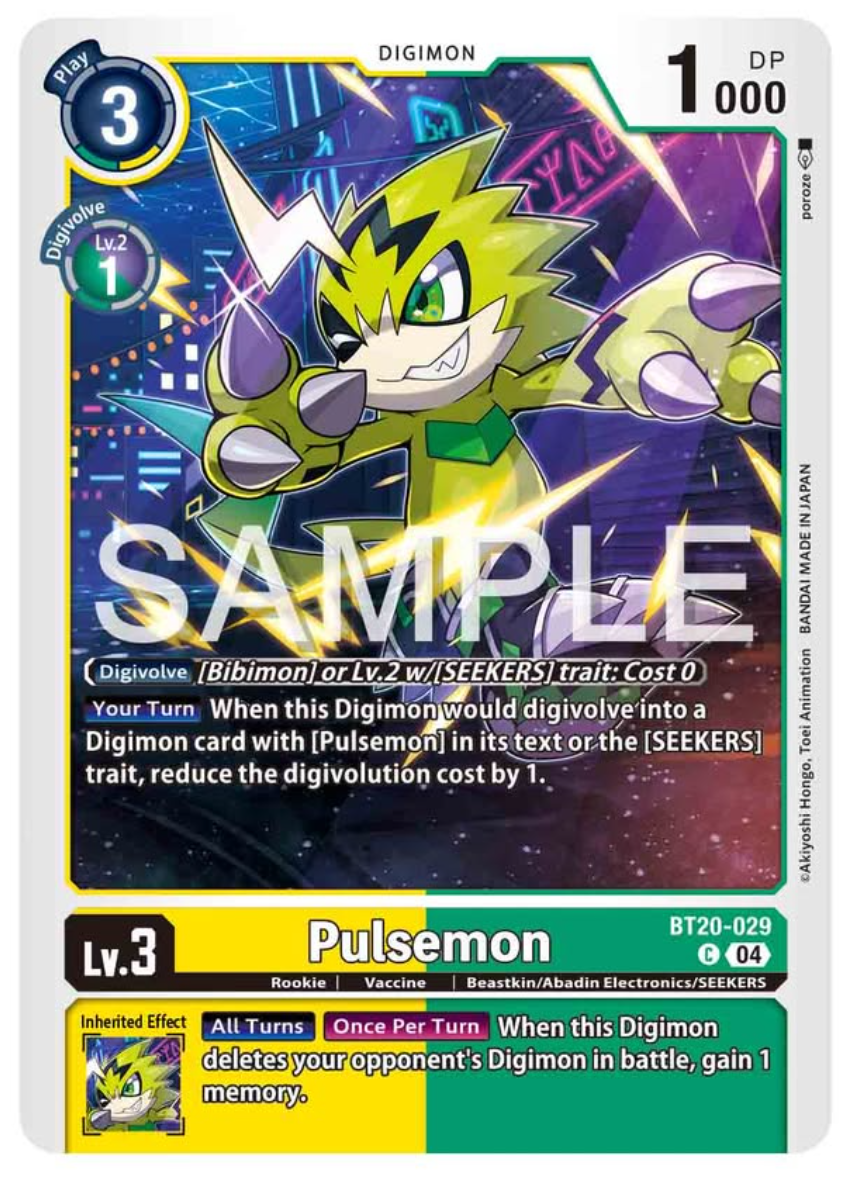 Pulsemon [Bt20-029] – Vault of the Cards