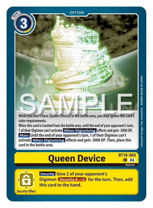 Queen Device [Bt19-093]