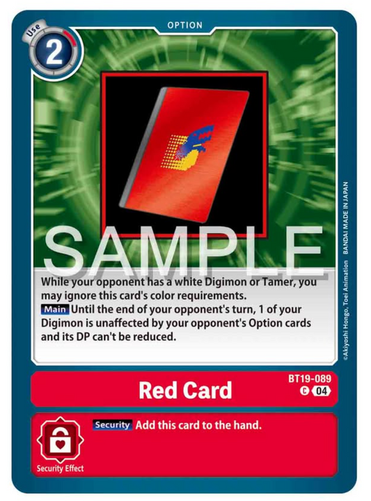 Red Card [Bt19-089]