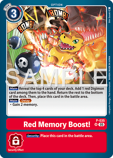 Red Memory Boost! [P-035] Super Rare