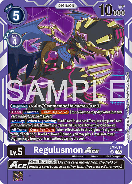 Regulusmon Ace [LM-017] Super Rare