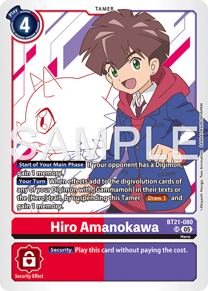 Hiro Amanokawa [BT21-080] Super Rare