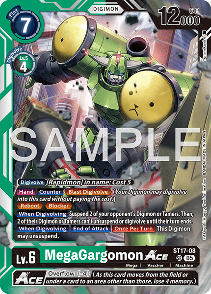 MegaGargomon Ace [ST17-008] Super Rare