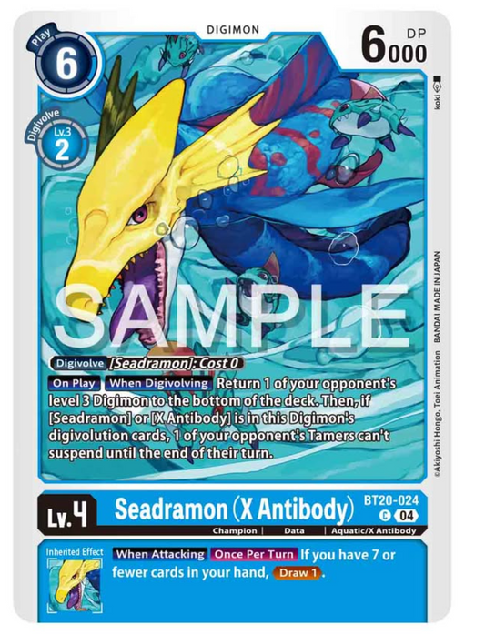 Seadramon (X Antibody) [Bt20-024]