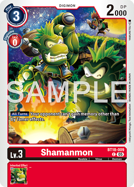 Shamanmon [BT18-002] Common
