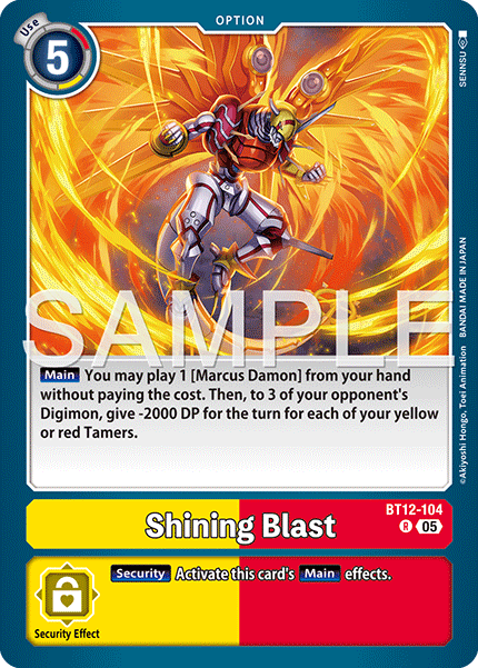 Shining Blast [BT12-104] Rare