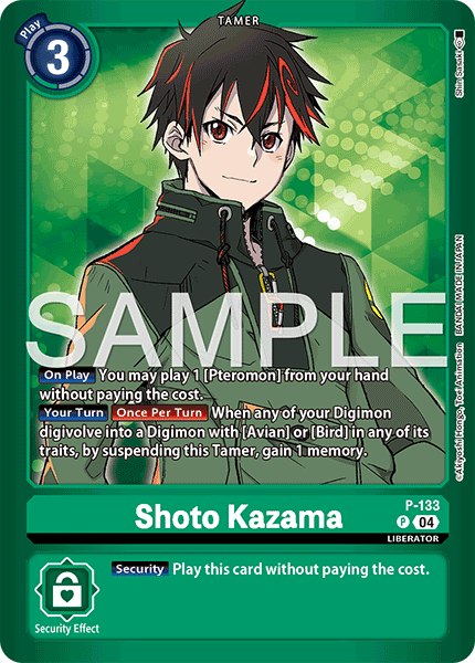 Shoto Kazama [P-133] - Promo