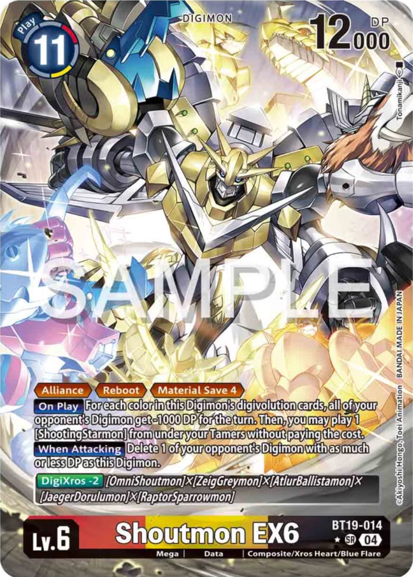 Shoutmon EX6 [Bt19-014] Alternate Art