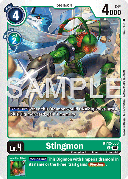 Stingmon [BT12-050] Uncommon