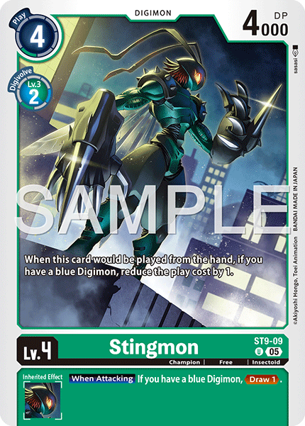 Stingmon [ST09-09] Uncommon