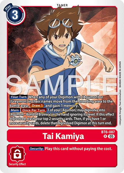 Tai Kamiya [BT06-087] Rare