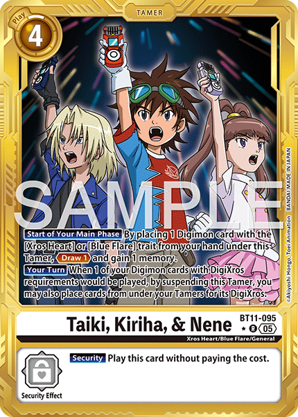 Taiki, Kiriha & Nene [BT11-095] Rare Alt Art