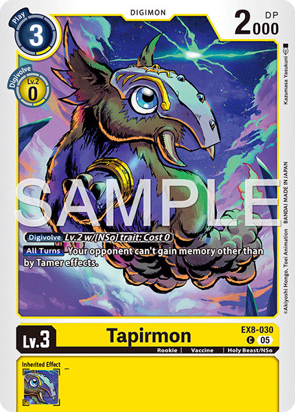 Tapirmon [EX08-030] Common