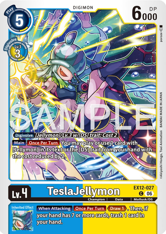 TeslaJellymon [EX12-027] - Common