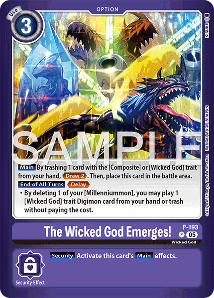 The Wicked God Emerges! [P-193] - Promo