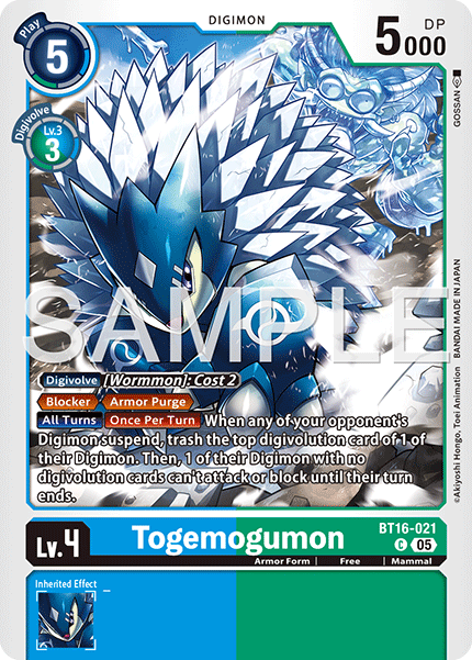 Togemogumon [BT16-021] Common