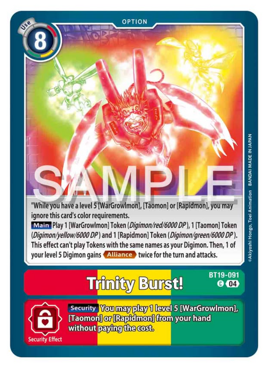 Trinity Burst! [Bt19-091]