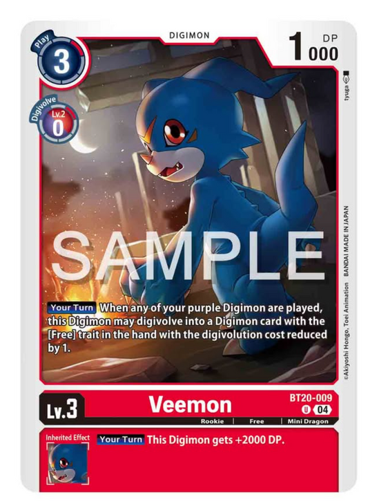 Veemon [Bt20-009]