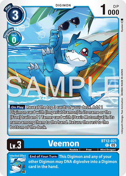 Veemon [BT12-021] Common