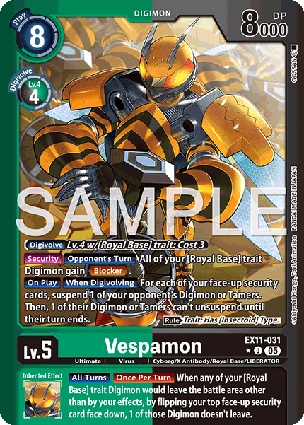 Vespamon [EX11-031]  Alt Art