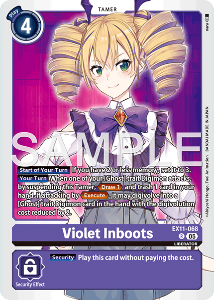 Violet InBoots [EX11-068] Rare
