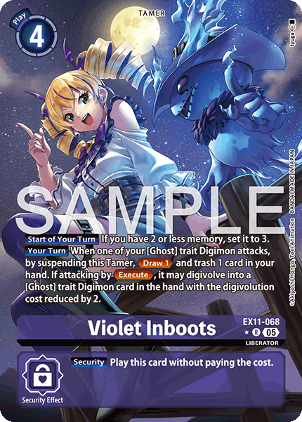 Violet InBoots [EX11-068] Rare Alt Art
