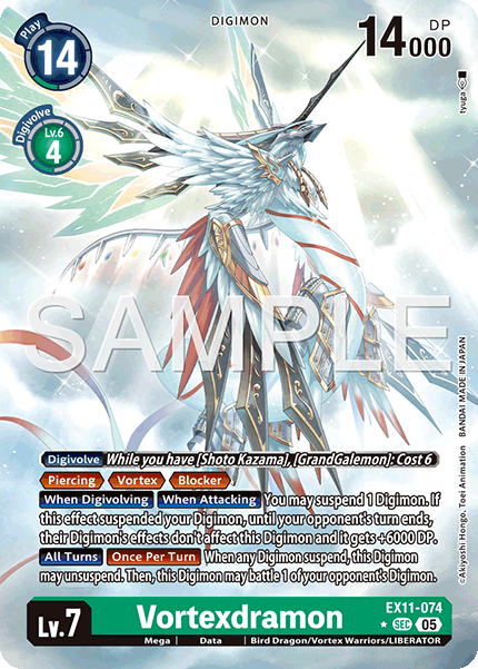 Vortexdramon [EX11-074] Secret Alt Art