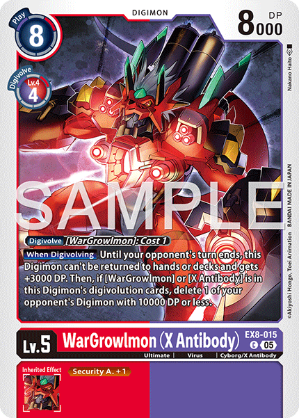 WarGrowlmon (X Antibody) [EX08-015] Common