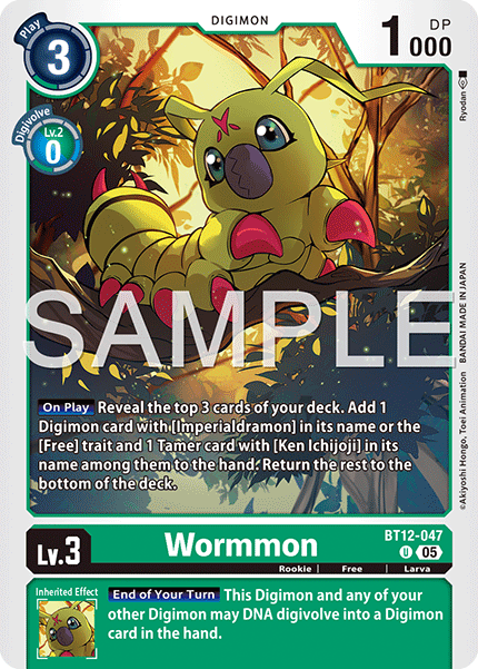 Wormmon [BT12-047] Uncommon