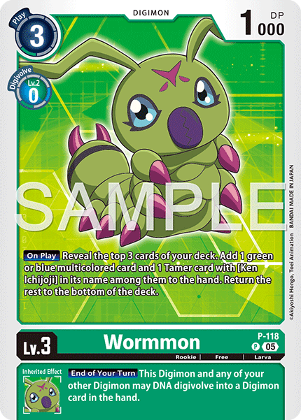 Wormmon [P-118] Promo