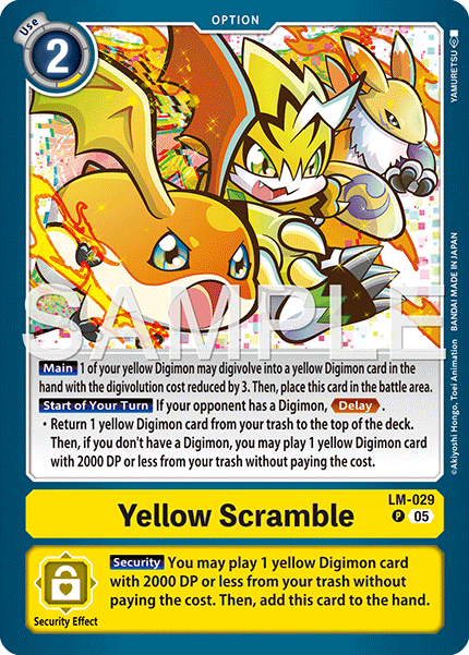 Yellow Scramble [LM-029] Promo