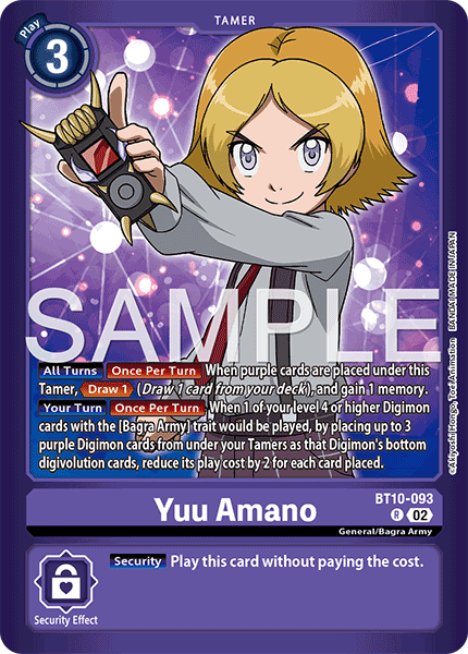 Yuu Amano [BT10-093] - Rare