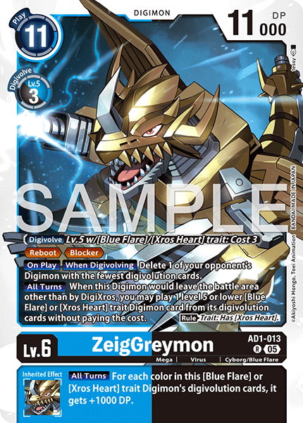 ZeigGreymon [AD01-013] Rare