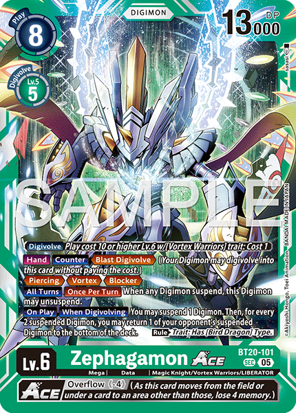 Zephagamon Ace [BT20-101] Secret